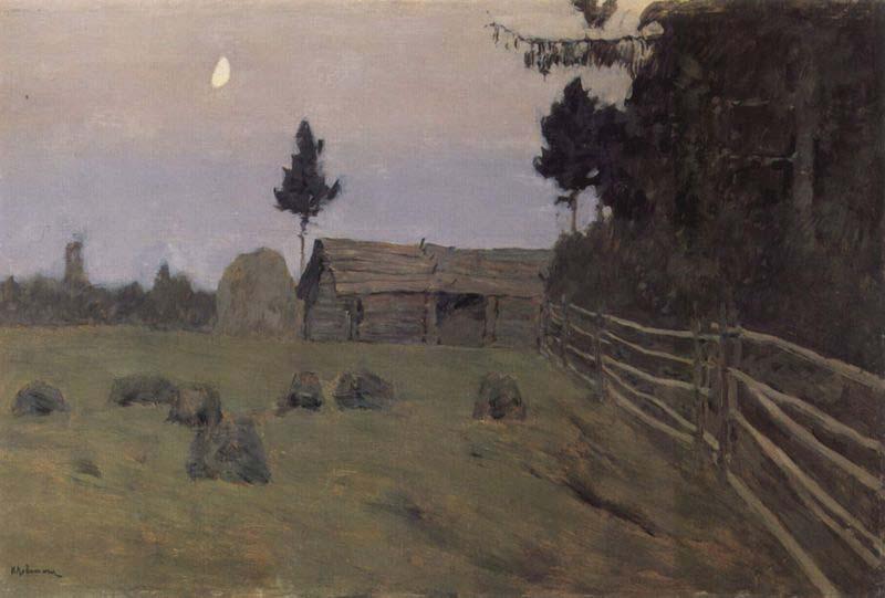 Isaac Levitan Dawn oil painting picture